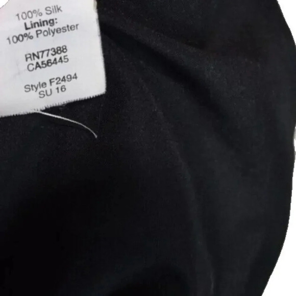 Madewell Petal Play 100% Silk Romper Black Polka Dot Open Back Black  XXS - Picture 6 of 6